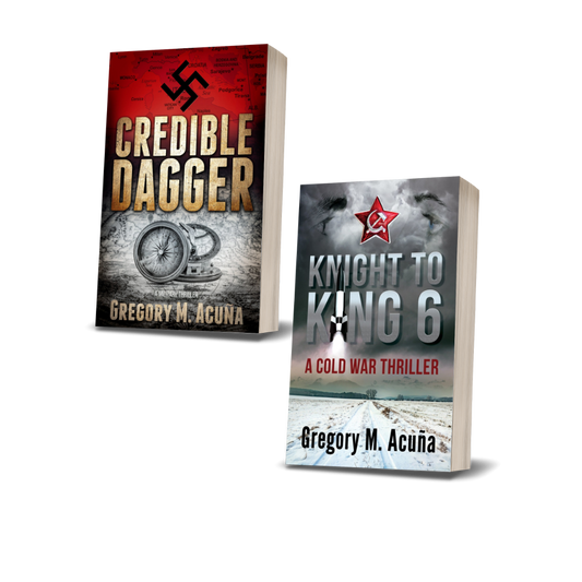 2-Book Spy Thriller Bundle — Credible Dagger + Knight to King 6 (Cold War Series)